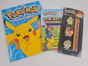 Pokemon Annual 2023 Hardcover Book Pikachu Official PLUS Guidebook & Gift - Picture 1 of 9