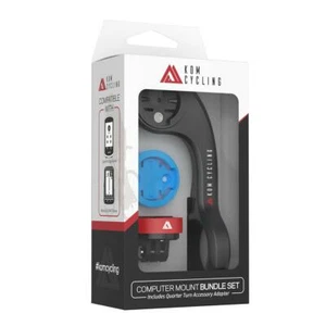 KOM Universal Garmin, Wahoo and Go Pro Mount Bundle in Black - Picture 1 of 4