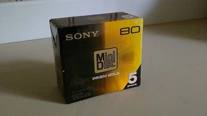 5 Minidisc Sony Prism Gold MD 80 min - Photo 1/3