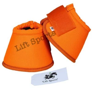 Horse Bell Boots Over Reach No Turn Bell Wrap All sizes Tack Protection Equine - Picture 1 of 23