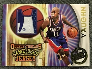 1997 Press Pass Game Used Jersey Vaughn/Malone Rare Champion logo SP #175/325 - Picture 1 of 2