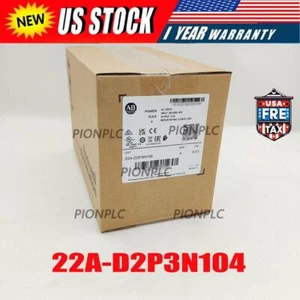 AB 22A-D2P3N104 PowerFlex 4 0.75 kW 1 HP AC Drive New Factory Sealed 2023 - Picture 1 of 3