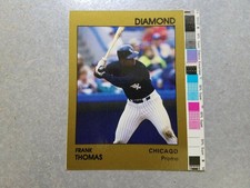 Frank Thomas White Sox 1991 Star Company Diamond Proof PROMO 400 MADE ? 