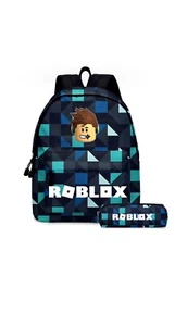 2pcs/Set Roblox Print School Bags Primary and Secondary School Students Backpack - Picture 1 of 1