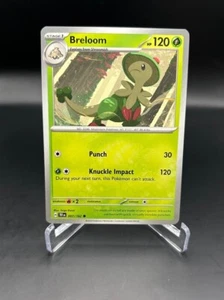 Breloom 007/162 Temporal Forces Common NM TEF EN Pokemon Card Scarlet & Violet - Picture 1 of 2