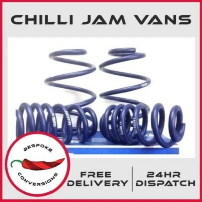 H&R 40mm LOWERING SPORTS SPRINGS FITS VW T5 T6 TRANSPORTER CARAVELLE VANS - Image 1 of 2