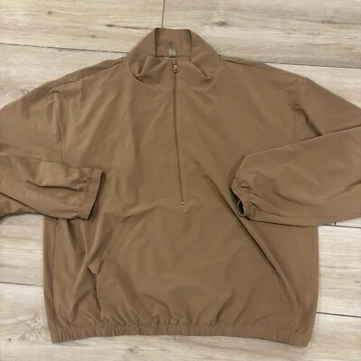 Pullover Beyond Yoga In Stride media cremallera dorado caramelo manga larga XL Foto 1 de 4