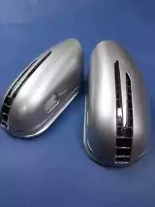TWO ARROW LED SILVER DOOR MIRROR COVERS FOR 2000-2007 MERCEDES BENZ W203 C-CLASS - Picture 1 of 5