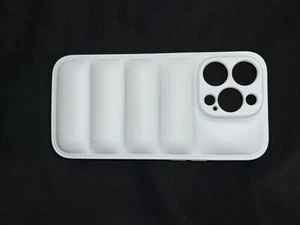 Puffer Phone Case - Luxury Unisex Cover For iPhone 14 Pro - Picture 1 of 3