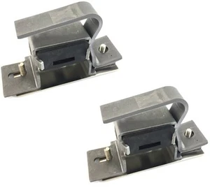 1970 1971 1972 1973 1974 E-BODY CHALLENGER CUDA MUFFLER TIPS HANGERS MOPAR NEW - Bild 1 von 2