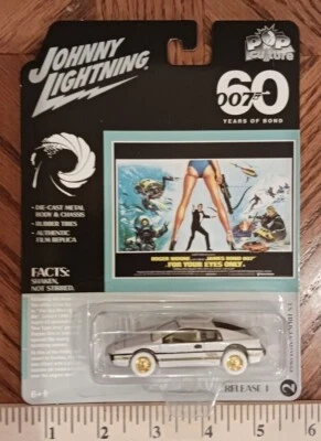 Johnny Lightning  Pop Culture 60th Ann. 007 1980 Lotus Esprit S3 White Lightning - Image 1 of 3
