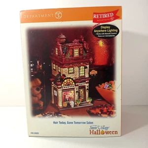 Nuevo de Lote Antiguo Departamento 56 Snow Village Halloween PELO HOY IDO MAÑANA SALÓN #54603 - Imagen 1 de 3
