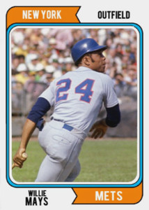 WILLIE MAYS 74 B ACEO ART CARD ## BUY 5 GET 1 FREE ## or 30% OFF 12 OR MORE