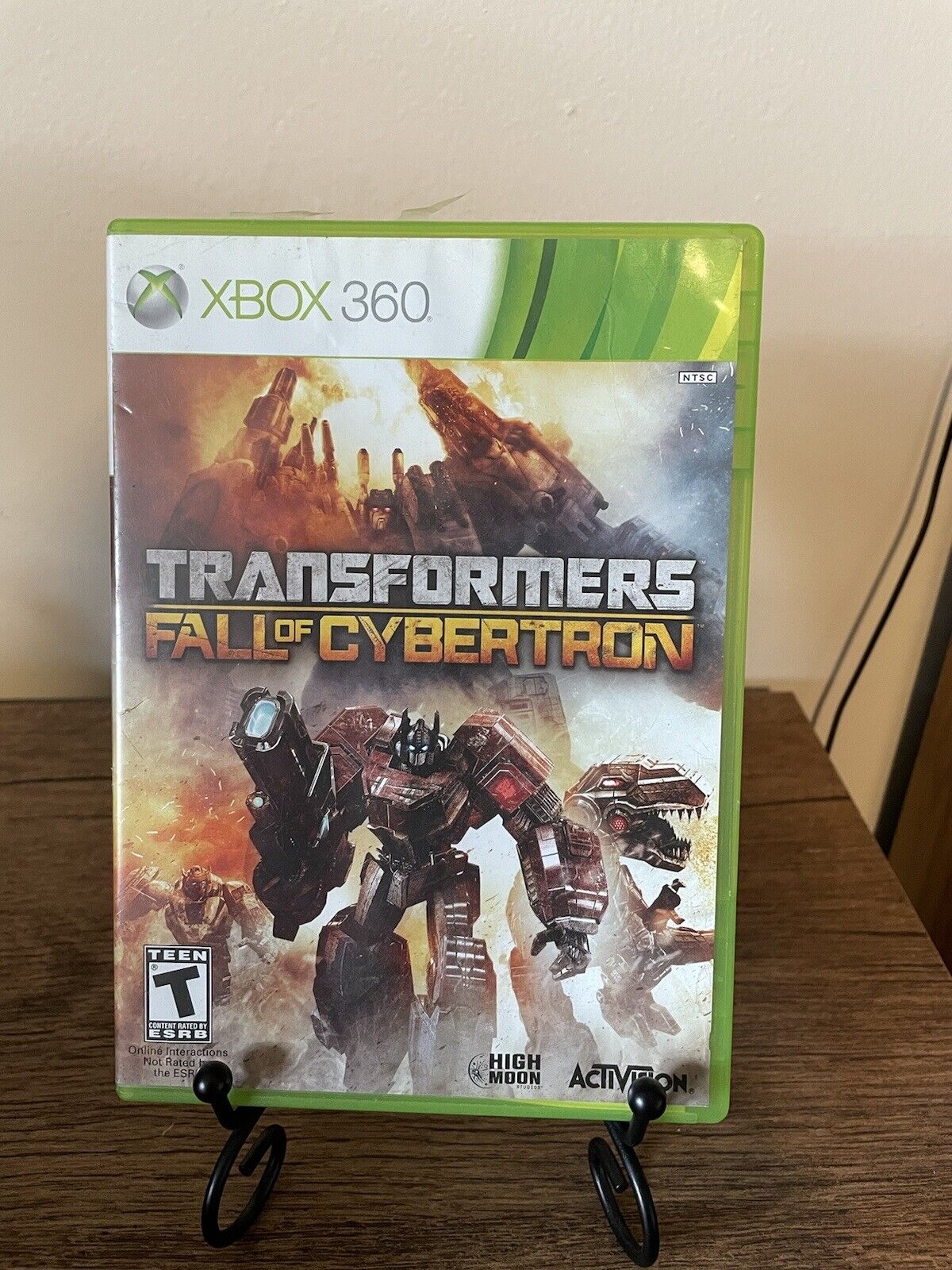 Transformers: Fall of Cybertron Xbox 360 No Slipcover But Otherwise Complete CIB
