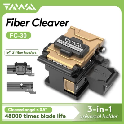 TAWAA FC-30 Fiber Cleaver High Precision Optical Fiber Cleaver Fiber Cutter