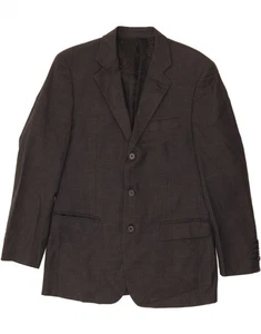 PIERRE CARDIN Mens 3 Button Blazer Jacket IT 48 Medium Grey Wool AK01 - Picture 1 of 3