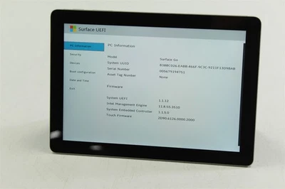 Microsoft Surface Go 1825 1ª Generación 10" Pentium 4415Y 128GB SSD 8GB RAM SIN SISTEMA OPERATIVO Foto 1 de 4