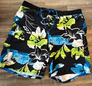 Nike Floral Board Shorts Size L Men’s Swim Trunks Surf Swimwear Tropical Print - Picture 1 of 9