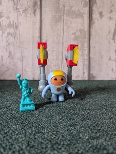 CBeebies Go Jetters G.O mag Click On Backpack Set + Foz Statue of Liberty - Picture 1 of 5