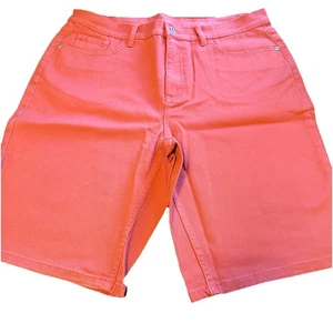d&co pantaloncino elegante bermuda donna corallo taglia 12 denim e azienda nuovo  - Foto 1 di 12