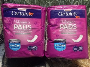 2 Certainty Damen Blasenkontrolle Pads Walgreens, Mod absorbieren reguläre Länge, 66 ct - Bild 1 von 7