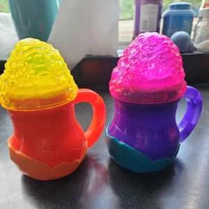 2 x Slushy Maker Cup Reusable Slush Smoothie Ice Magic Cocktail Frozen - Picture 1 of 5