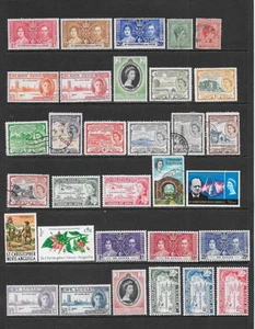 ST. KITTS - NEVIS & ST. LUCIA - ONE PAGE MINT/USED ISSUES 1937 - 1966 - Picture 1 of 2