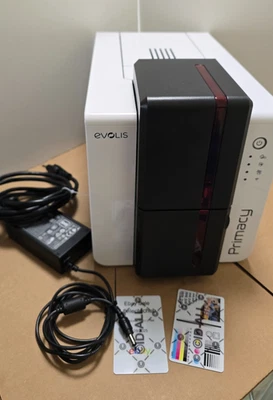 Evolis Primacy 2 Expert PM2-0001 ID Card Printer – Used, Fully Functional - Image 1 of 4