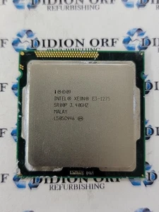 INTEL Xeon E3-1275 SR00P 3.40 GHz 8 MB 95 W Grade B SKU 18836 - Picture 1 of 2