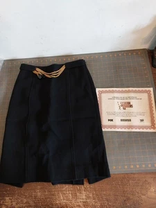 Emma Roberts Scream Queens Screen Worn Black Skirt Milly of NY - Bild 1 von 5