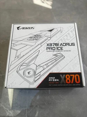 GIGABYTE X870I AORUS PRO ICE AM5 Motherboard - BRAND NEW - RRP £275 - Image 1 of 4