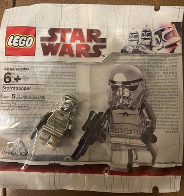 SELLADO Lego Star Wars Cromo Stormtrooper Promo Minifigura RARA Foto 1 de 4