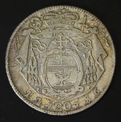 Salzburgo 20 Crucero 1786 M - Plata 0,583 - Jerónimo - 1390 Foto 1 de 2