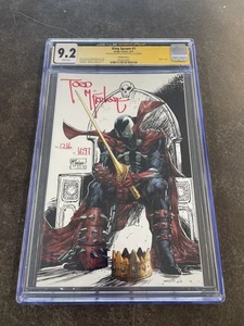 King Spawn #1 1:250 Variant CGC 9.2 GRADED Signed McFarlane /1216 (1098502) - Picture 1 of 8