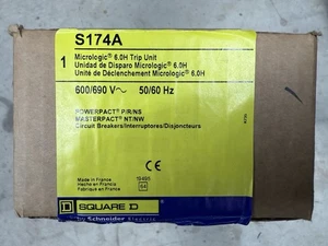 NEW SQUARE D S174A MICROLOGIC 6.0H TRIP UNIT FACTORY SEALED - Picture 1 of 1