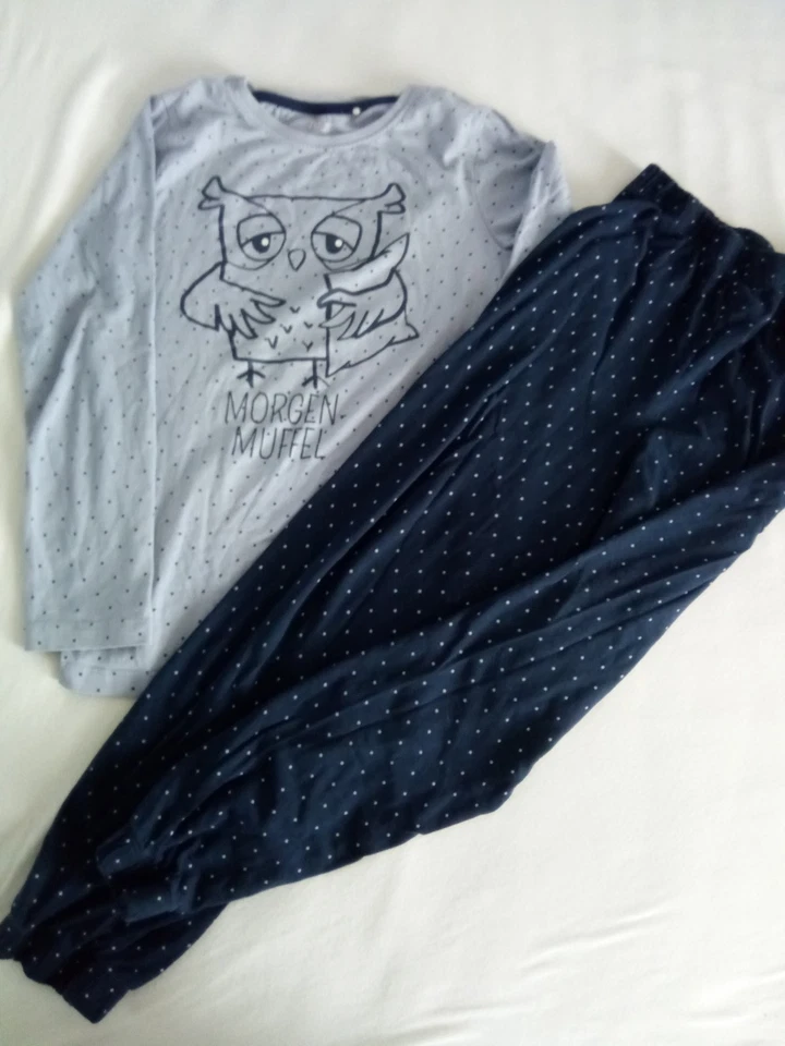 Schlafanzug Gr. 134/140 blau - Bild 1 von 1