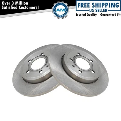 后刹车转子套装实心适用于 2005 - 2009 年奥迪 A4 A4 Quattro — 第 1/4 张图片