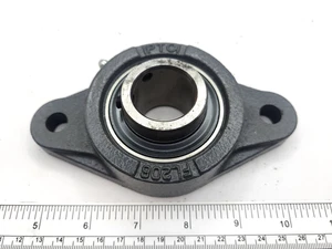 PTC FL208 2-BOLZEN FLANSCH MIT UC208-24 EINSATZ KUGELLAGER, 0531G - Bild 1 von 5