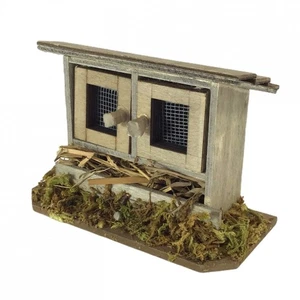 Dolls House Rabbit Hutch (DF023) - 1:12 Scale Miniatures | Minimum World - Picture 1 of 4