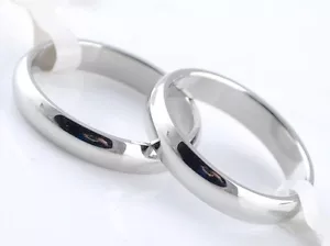 BAGUE ANNEAU HOMME FEMME ADO ACIER INOXYDABLE NEUVE PAS CHER EFFET MIROIR 4MM - Picture 1 of 1