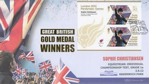 Sophie Christiansen Paralympic Games Gold Benham FDC London 5 Sep 2012 (94656) - Picture 1 of 1