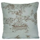 Bonsai Tree Cushions Cover Printed Manchu Nina Campbell Linen Fabric Square 16”