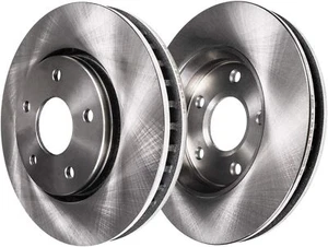 Para 2007 2008 2009 10-2013 par Nissan Altima 2 rotores de freno delanteros ranurados 5 lengüetas - Imagen 1 de 5