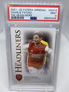 2021 Charlie Patino Futera Arsenal The Headliners /219 PSA 9 POP 2 #AH14 - Bild 1 von 3