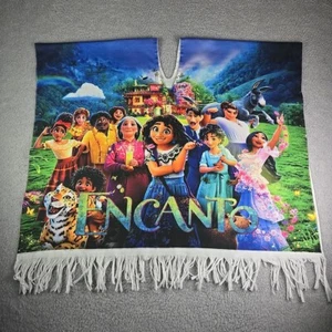 Disney Encanto Poncho One Size Multicolor The Family Madrigal Fringe - Picture 1 of 11