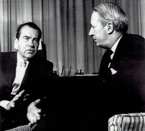 1969 Wire Photo President Richard Nixon meets Edward Heath Claridge Hotel London - Picture 1 of 2