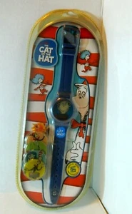 Dr Seuss The Cat In The Hat Digital Watch 5 Interchangeable Faces vintage # 122 - Picture 1 of 9