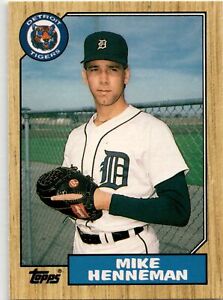 1987 Topps Traded #46T  Mike Henneman Rookie   Detroit Tigers MLB Baseball Card