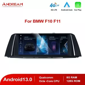 10.25" Android 13.0 HD MultiMedia Player GPS For BMW Series 5 F10 F11 F18 CIC - Picture 1 of 9