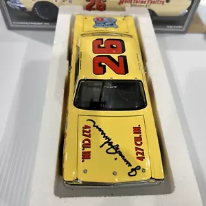 #26 Junior Johnson Holly Farms AUTOGRAPHED 1965 Ford Galaxie University racing - Picture 1 of 7